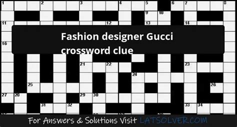 rival of Fendi gucci crossword